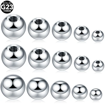 G23 Titanium Ball Accessories Earring Balls Nipple Piercings Nose Eyebrow Piercings Screw Balls Replacement Attachments Rings
G23 Titanium Ball Accessories Earring Balls Nipple Piercings Nose Eyebrow Piercings Screw Balls Replacement Attachments Rings