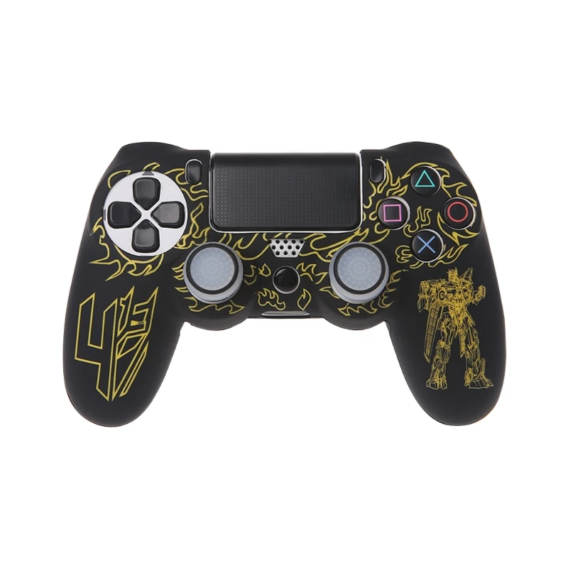 New Silicone Gamepad Sleeve Gamepad Skin Cover Anti-Slip Case + 2 Joystick Caps For PS4 Controller
New Silicone Gamepad Sleeve Gamepad Skin Cover Anti-Slip Case + 2 Joystick Caps For PS4 Controller