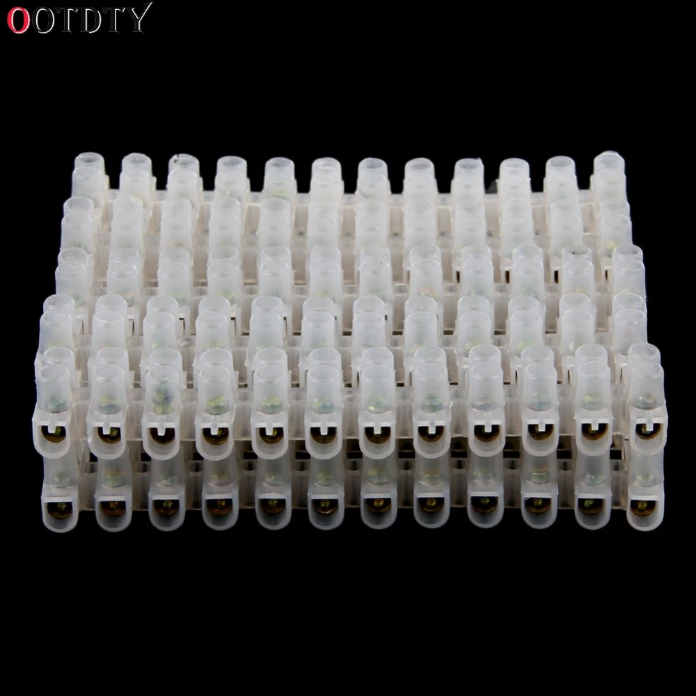 Screw Terminal Barrier Connector 10pcs Electrical Wire Connection 12Position Barrier Terminal Strip Block 3A 2017
Screw Terminal Barrier Connector 10pcs Electrical Wire Connection 12Position Barrier Terminal Strip Block 3A 2017