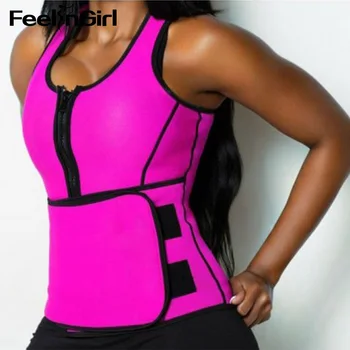 FeelinGirl Neoprene Sauna Top Vest with Adjustable Waist Trimmer Belt Fajas Body Shaper Weight Loss Summer Workout Shaperwear
FeelinGirl Neoprene Sauna Top Vest with Adjustable Waist Trimmer Belt Fajas Body Shaper Weight Loss Summer Workout Shaperwear