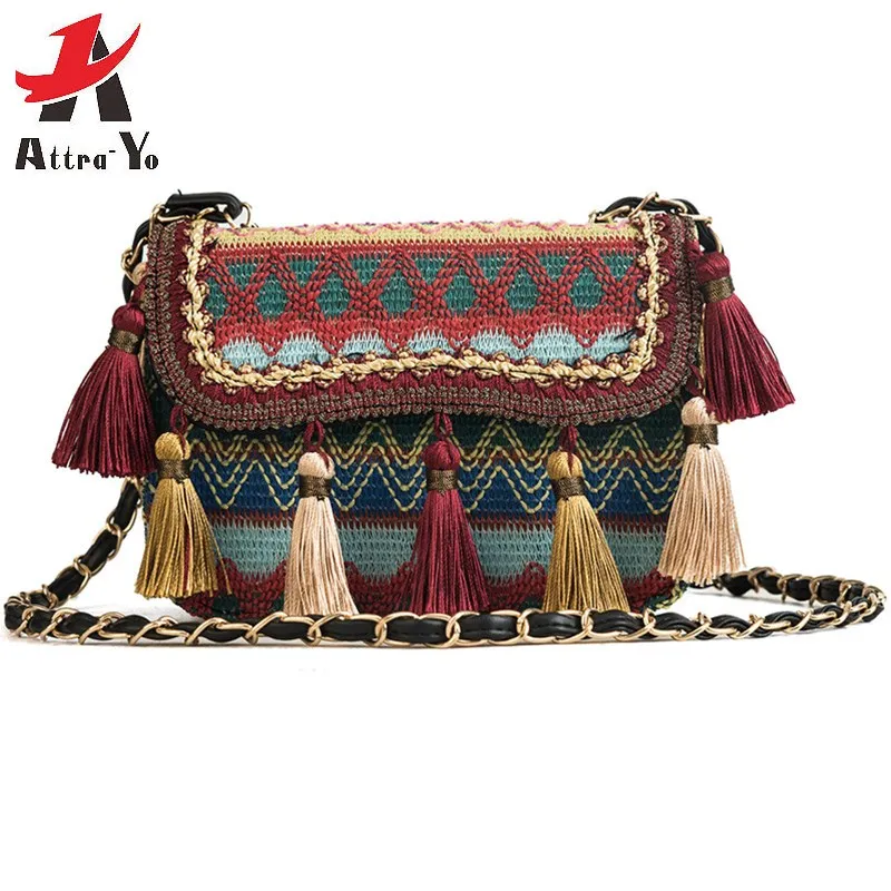 Attra-Yo Women Bags Small Round Handbag Female New Tide Wild National Style Retro Fringed Straw Braided Bag Chain Handbags
Attra-Yo Women Bags Small Round Handbag Female New Tide Wild National Style Retro Fringed Straw Braided Bag Chain Handbags