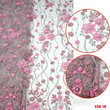 African Handmade Beaded Lace Fabric 2018 Pink Lace Fabric Embroidered High Quality Lace Fabric For Wedding f181031/99
African Handmade Beaded Lace Fabric 2018 Pink Lace Fabric Embroidered High Quality Lace Fabric For Wedding f181031/99