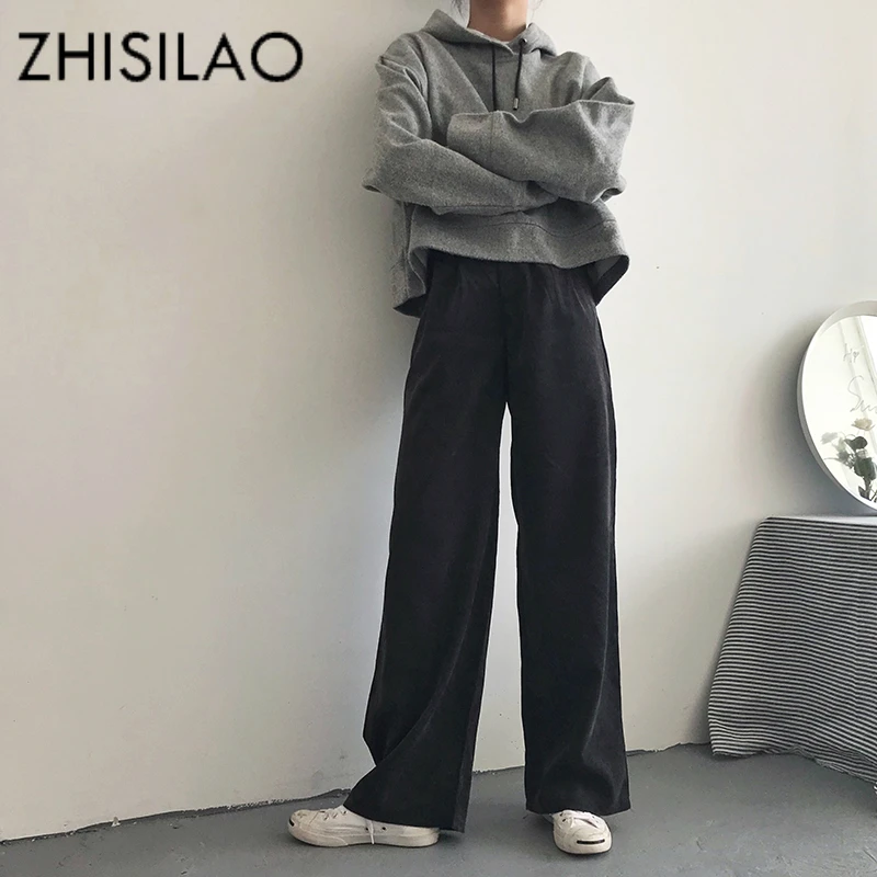 Vintage Corduroy Solid Wide Leg Pants Women Plus Size Casual Trousers Femme 2019 Streetwear Loose Vintage Pantalon Femme
Vintage Corduroy Solid Wide Leg Pants Women Plus Size Casual Trousers Femme 2019 Streetwear Loose Vintage Pantalon Femme