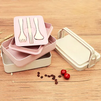 Food Grade Wheat Straw Lunch Box Tableware Sushi Student multi-tier Bento Box Kids Portable Picnic School Food Container
Food Grade Wheat Straw Lunch Box Tableware Sushi Student multi-tier Bento Box Kids Portable Picnic School Food Container