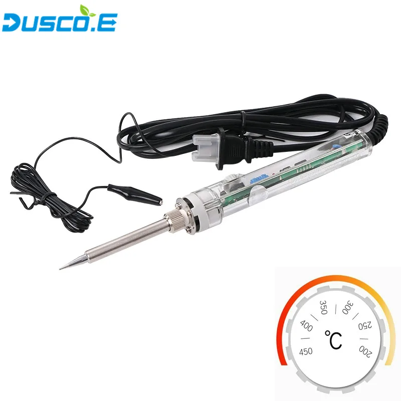 60W 220V Adjustable Constant Temperature Lead-Free Internal Heating Electric Soldering Iron Welding Repair Tool Dusco.E
60W 220V Adjustable Constant Temperature Lead-Free Internal Heating Electric Soldering Iron Welding Repair Tool Dusco.E