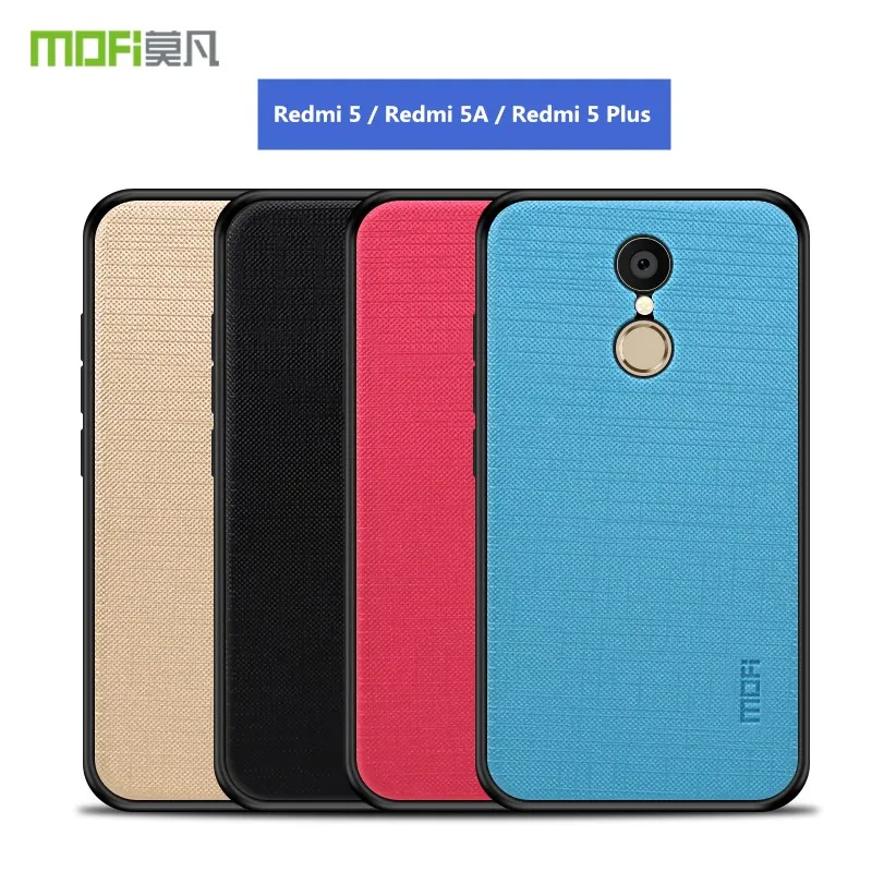 Оригинальный чехол MOFI для Xiaomi Redmi 5A чехлы телефонов с полной защитой задняя