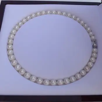 Limited treasure AAAAA 10-11mm circle very light natural pearl necklace for her mother gift 925Silver clasp
Limited treasure AAAAA 10-11mm circle very light natural pearl necklace for her mother gift 925Silver clasp