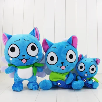 3pcs/lot 20-30cm Happy plush doll toy sitting with fish Japanese cartoon Fairy Tail kawaii cat stuffed doll for kid Birthday
3pcs/lot 20-30cm Happy plush doll toy sitting with fish Japanese cartoon Fairy Tail kawaii cat stuffed doll for kid Birthday