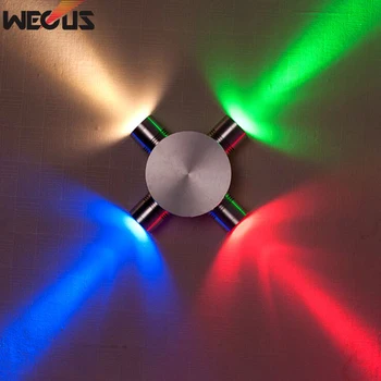 LED aluminum wall lamp, 3/4 heads 85-265V, TV background wall lamp, Cross wall lamp
LED aluminum wall lamp, 3/4 heads 85-265V, TV background wall lamp, Cross wall lamp