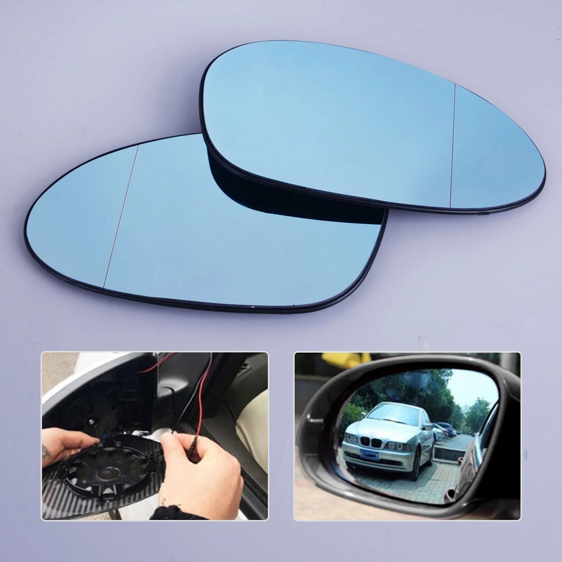 Mirror Glass Heated Right Side For BMW Touring E90 E93 E81 E87 E88 E82 E46 M3