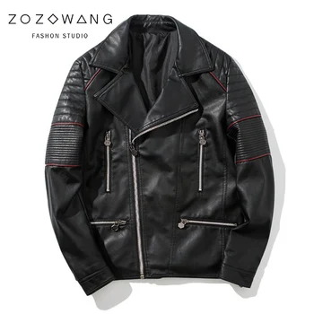 ZOZOWANG 2019 new winter men's leather jacket coat classic leather motorcycle leather jacket leisure clothing Plus Stand collar
ZOZOWANG 2019 new winter men's leather jacket coat classic leather motorcycle leather jacket leisure clothing Plus Stand collar
