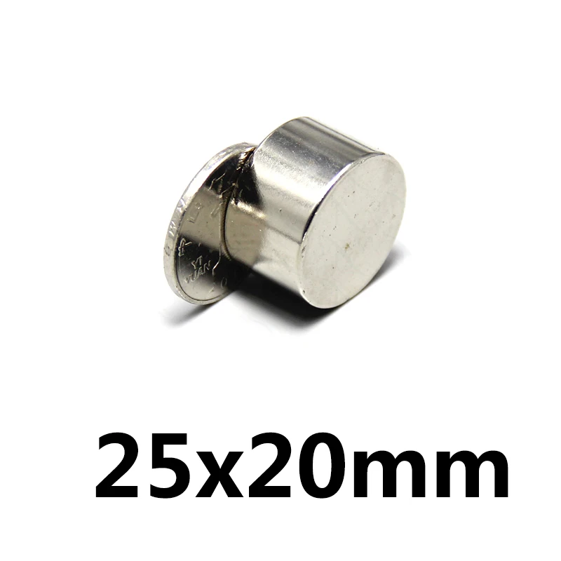 1PC N35 25 x 20 mm Neodymium magnet Super strong round magnet Rare Earth NdFeb strongest permanent powerful magnetic
1PC N35 25 x 20 mm Neodymium magnet Super strong round magnet Rare Earth NdFeb strongest permanent powerful magnetic