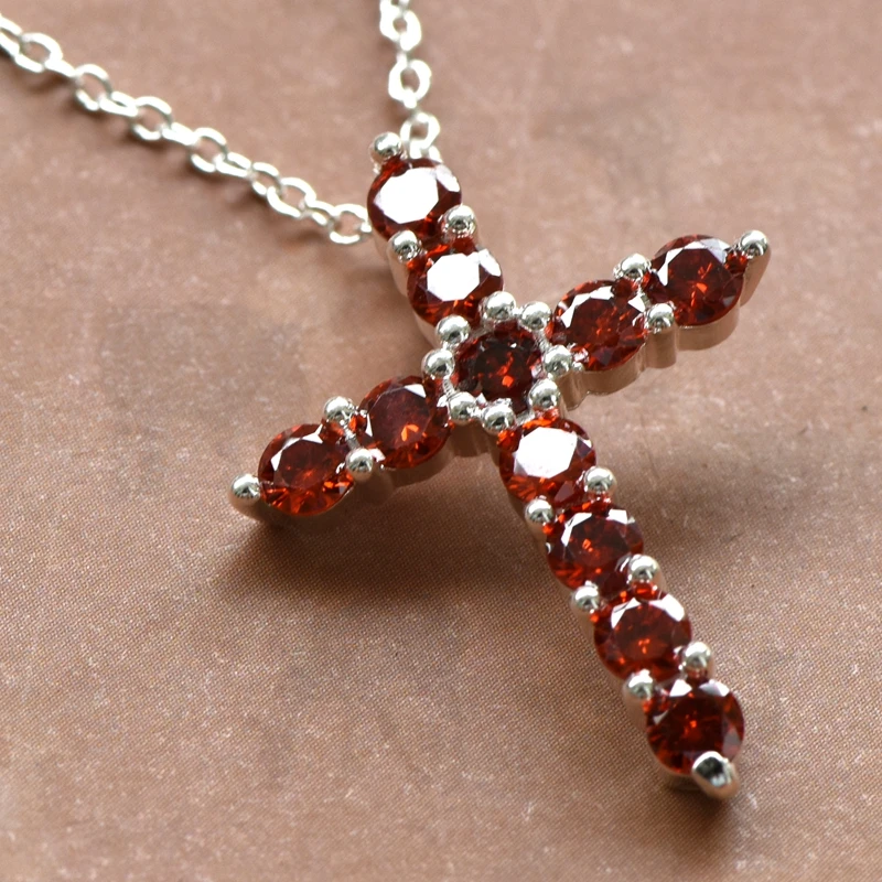 Beautiful and trendy Cross Charms Necklace for Women Red Pink Green crystal Zircon stone pendant necklace Christmas gift
Beautiful and trendy Cross Charms Necklace for Women Red Pink Green crystal Zircon stone pendant necklace Christmas gift