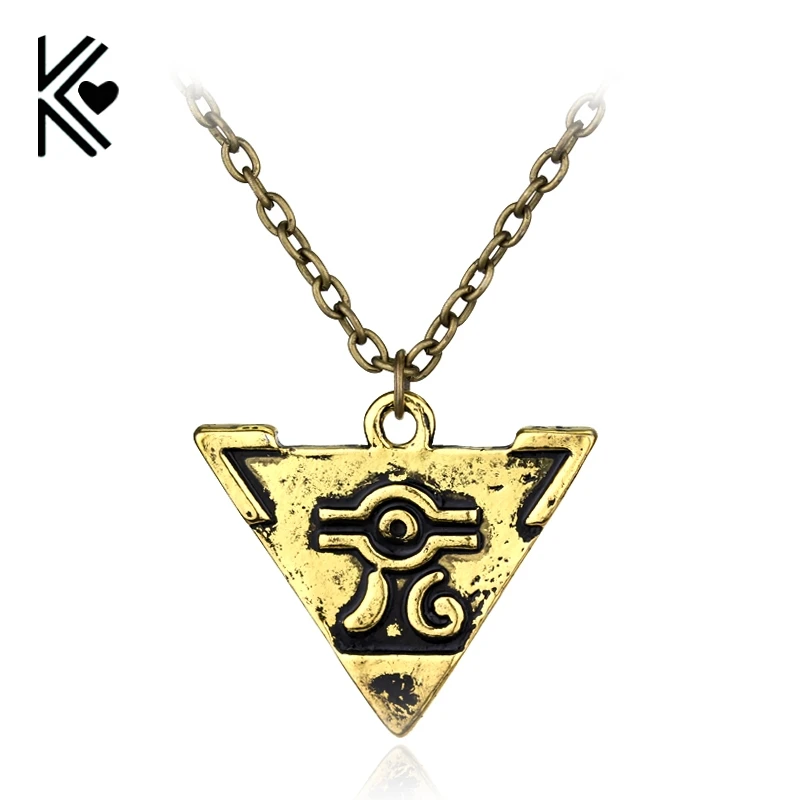 Yu-Gi-Oh Anime Yugi Muto One Thousand Building Blocks Chain Necklace Duel Monster Vintage Triangle Pendant Necklace Wholesale
Yu-Gi-Oh Anime Yugi Muto One Thousand Building Blocks Chain Necklace Duel Monster Vintage Triangle Pendant Necklace Wholesale