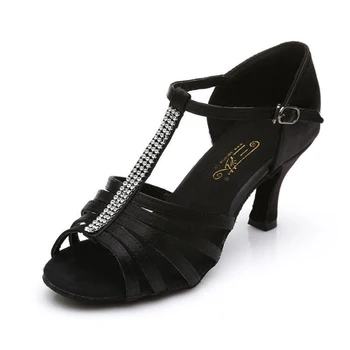 Women's Adult Latin Dance Shoes Female High-heeled Soft Outsole Ballroom Dancing
Women's Adult Latin Dance Shoes Female High-heeled Soft Outsole Ballroom Dancing