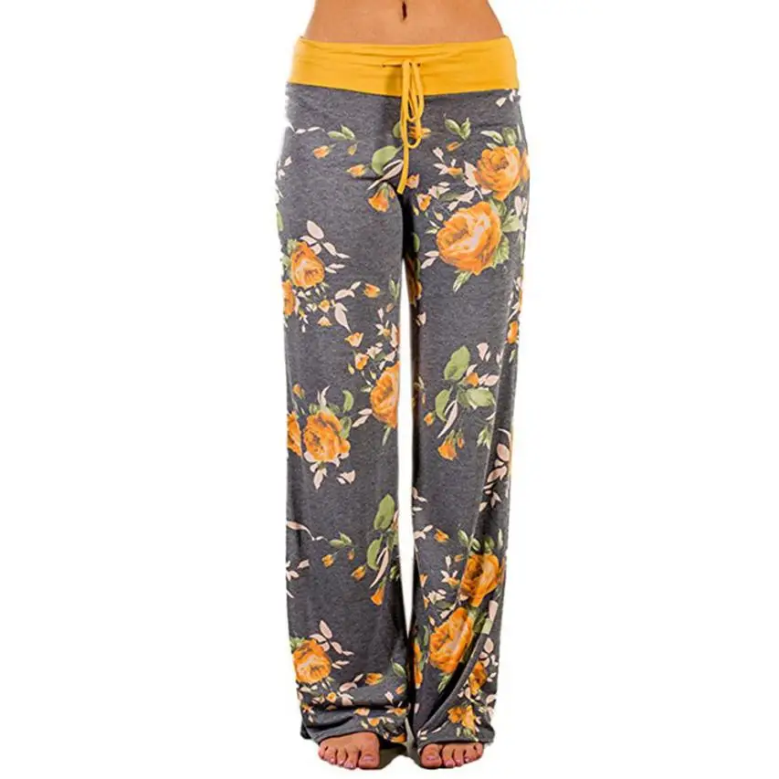 #4 2018 NEW Fashion Womens Comfy Stretch Floral Print Drawstring Palazzo Wide Leg Lounge Pants
#4 2018 NEW Fashion Womens Comfy Stretch Floral Print Drawstring Palazzo Wide Leg Lounge Pants