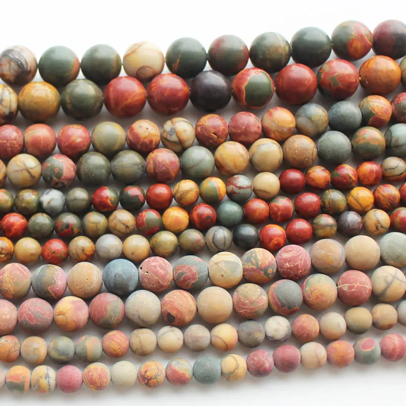 Natural Multi-Color Picasso Jaspe 4-12mm Round Beads 15inch , For DIY Jewelry Making !We provide mixed wholesale for all items!
Natural Multi-Color Picasso Jaspe 4-12mm Round Beads 15inch , For DIY Jewelry Making !We provide mixed wholesale for all items!