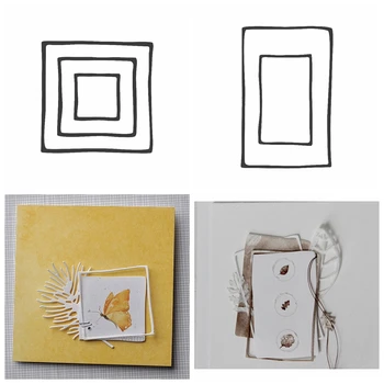 Square Rectangle Frame Metal Cutting Dies Stencils for DIY Scrapbooking Photo Album Decorative Embossing Card Crafts Die Cut
Square Rectangle Frame Metal Cutting Dies Stencils for DIY Scrapbooking Photo Album Decorative Embossing Card Crafts Die Cut
