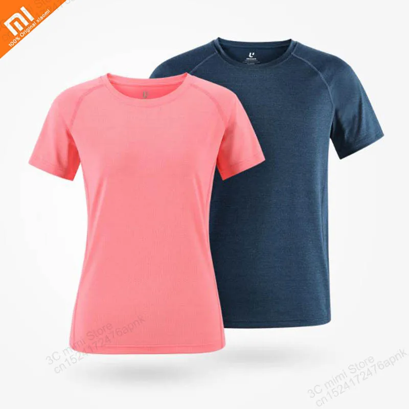 Оригинальная быстросохнущая футболка xiaomi mijia cationic пара моделей для мужчин и