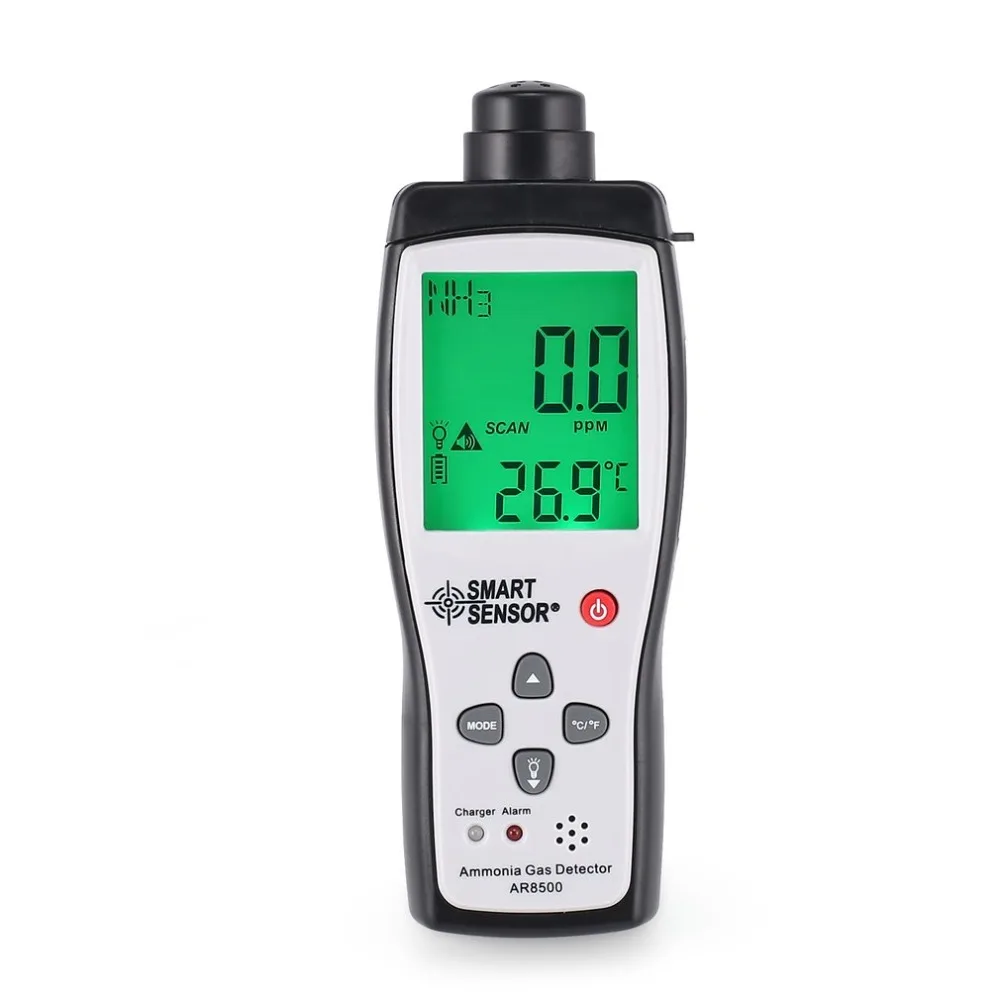 Smart Sensor AR8500 Air Quality Monitor Gas Meter Ammonia TEMP Detector Analyzer Handheld Tester Temperature Thermometer
Smart Sensor AR8500 Air Quality Monitor Gas Meter Ammonia TEMP Detector Analyzer Handheld Tester Temperature Thermometer