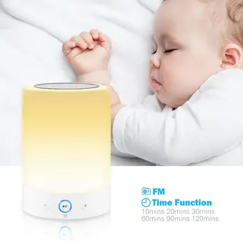 HobbyLane Night Light with Bluetooth Speaker Portable Wireless Bluetooth Speaker Touch Control Color LED Table Lamp d29
HobbyLane Night Light with Bluetooth Speaker Portable Wireless Bluetooth Speaker Touch Control Color LED Table Lamp d29