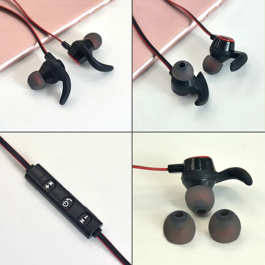 Wireless Bluetooth Earphones Stereo sports Bass Cordless Headset Earbuds With Microphone Head-free headphones for all phone
Wireless Bluetooth Earphones Stereo sports Bass Cordless Headset Earbuds With Microphone Head-free headphones for all phone