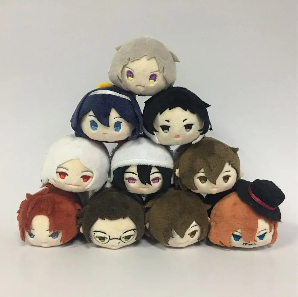 Bungo бродячие собаки мертвой яблока Ryunosuke Akutagawa Dazai кукла игрушка брелок сумка