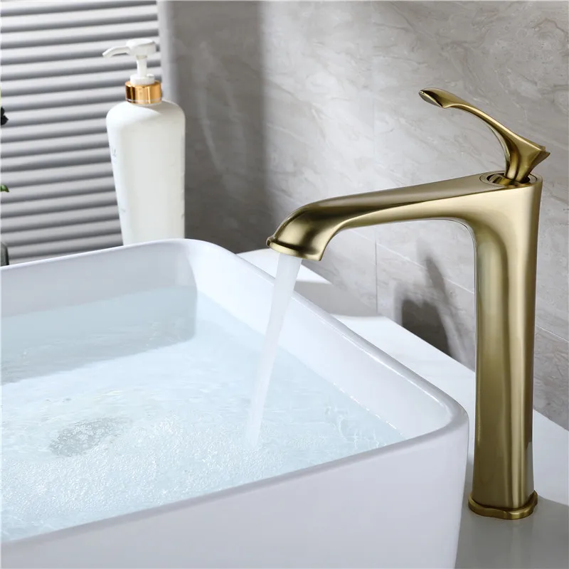 all copper 2019 new Basin Faucets Drawing golden basin faucet lower cold and hot water washbasin faucet Nordic tap 
all copper 2019 new Basin Faucets Drawing golden basin faucet lower cold and hot water washbasin faucet Nordic tap