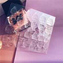 24 pièces/20 pièces/12 pièces Transparent imperméable pâte magique Bride faux ongle outil ruban adhésif porter ongle Artefact Double face adhésif(China)
