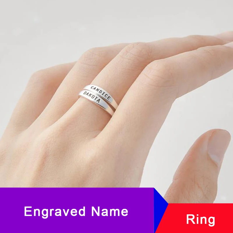 Custom Skinny Stacking Ring Anillos Personalized Engraved Name Rings For Women Stainless Steel Custom Jewelry Bridesmaid Gift
Custom Skinny Stacking Ring Anillos Personalized Engraved Name Rings For Women Stainless Steel Custom Jewelry Bridesmaid Gift