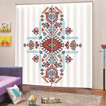 3D Digital Print India Style Modern blackout curtains for living room bedroom window treatment drapes finished blackout M20
3D Digital Print India Style Modern blackout curtains for living room bedroom window treatment drapes finished blackout M20