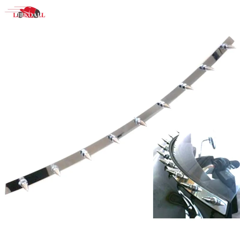Chrome Spiked Windscreen Windshield Accent Trim For 1996-2013 Harley Touring 2012
Chrome Spiked Windscreen Windshield Accent Trim For 1996-2013 Harley Touring 2012