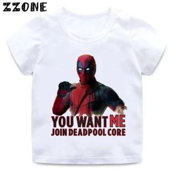 Kids Deadpool Print Anime Funny T shirt Girls and Boys Summer Short Sleeve White T shirt Baby Cool Casual Clothes,ooo314
Kids Deadpool Print Anime Funny T shirt Girls and Boys Summer Short Sleeve White T shirt Baby Cool Casual Clothes,ooo314