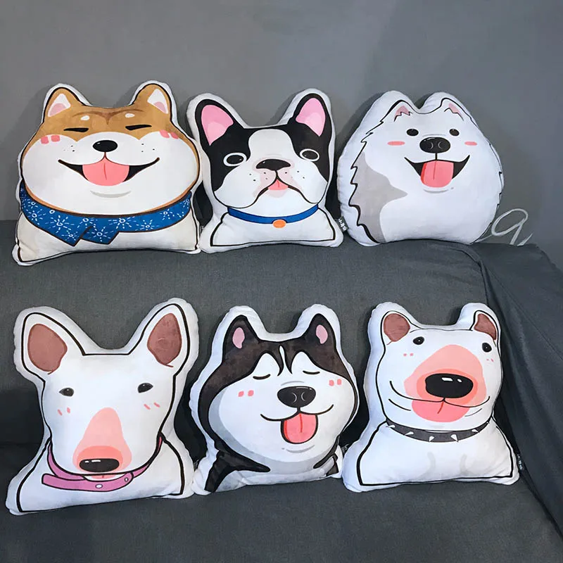 Creative 3D Simulation Shiba Inu Husky Bulldog Alaskan malamute Plush Toy Cute Animal Dog Plush Doll Pillow Kids Birthday Gift
Creative 3D Simulation Shiba Inu Husky Bulldog Alaskan malamute Plush Toy Cute Animal Dog Plush Doll Pillow Kids Birthday Gift