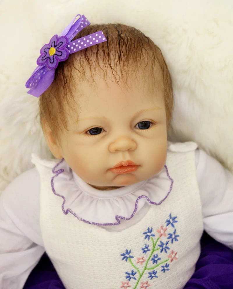 Pretty girl reborn silicone baby dolls toys 22"55cm bebes reborn menina bonecas child gift princess doll real baby reborn
Pretty girl reborn silicone baby dolls toys 22"55cm bebes reborn menina bonecas child gift princess doll real baby reborn