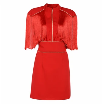 2019 new arrive chic summer red white black tassel dress elegant zipper hollow out celebrity party dresses vestidos clubwear
2019 new arrive chic summer red white black tassel dress elegant zipper hollow out celebrity party dresses vestidos clubwear