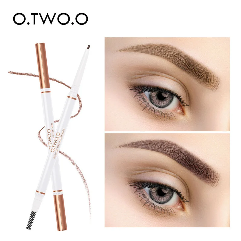 Long Lasting Double Ended Eyebrow Pencil Waterproof Not Dizzy Extremely Fine Rotatable Rotatable Triangle Eye Brow Pen TSLM1
Long Lasting Double Ended Eyebrow Pencil Waterproof Not Dizzy Extremely Fine Rotatable Rotatable Triangle Eye Brow Pen TSLM1