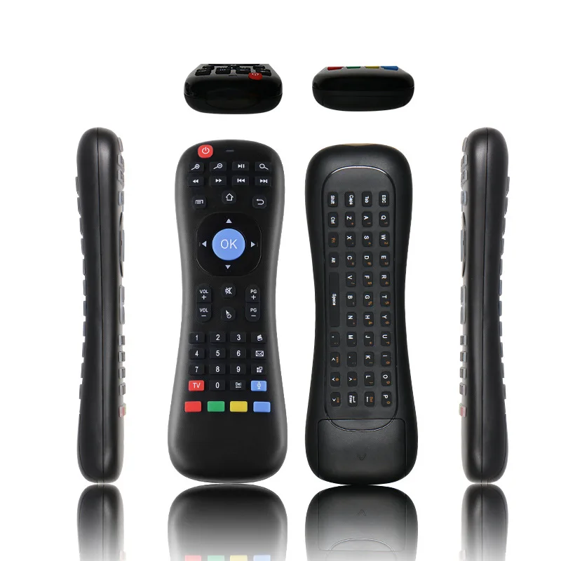 2019 Newest 2.4G Air Mouse Rechargeable Wireless Keyboard Remote Control for Android TV Box Computer English Version
2019 Newest 2.4G Air Mouse Rechargeable Wireless Keyboard Remote Control for Android TV Box Computer English Version