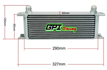 13 ROW oil cooler GPI Racing New Style 13 ROW AN-10AN UNIVERSAL ENGINE TRANSMISSION OIL COOLER
13 ROW oil cooler GPI Racing New Style 13 ROW AN-10AN UNIVERSAL ENGINE TRANSMISSION OIL COOLER