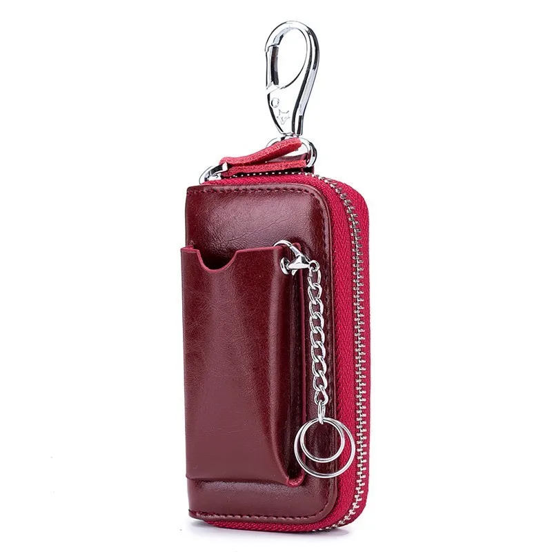 New Style Genuine Leather Woman Car Key Holders Housekeeper Multifunctional Zipper Square Home Key Case Women Key Wallet
New Style Genuine Leather Woman Car Key Holders Housekeeper Multifunctional Zipper Square Home Key Case Women Key Wallet