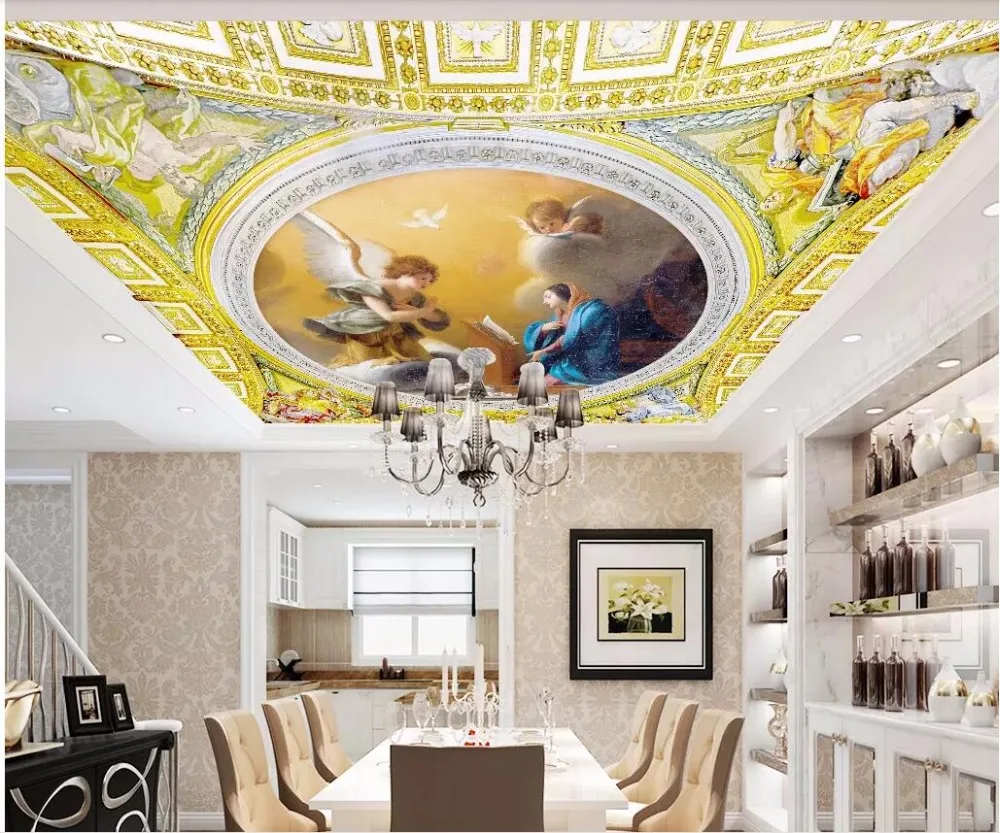 Custom photo 3d ceiling murals wall paper Prayer of the Virgin Mary and the Angel 3d wall murals wallpaper for living room
Custom photo 3d ceiling murals wall paper Prayer of the Virgin Mary and the Angel 3d wall murals wallpaper for living room