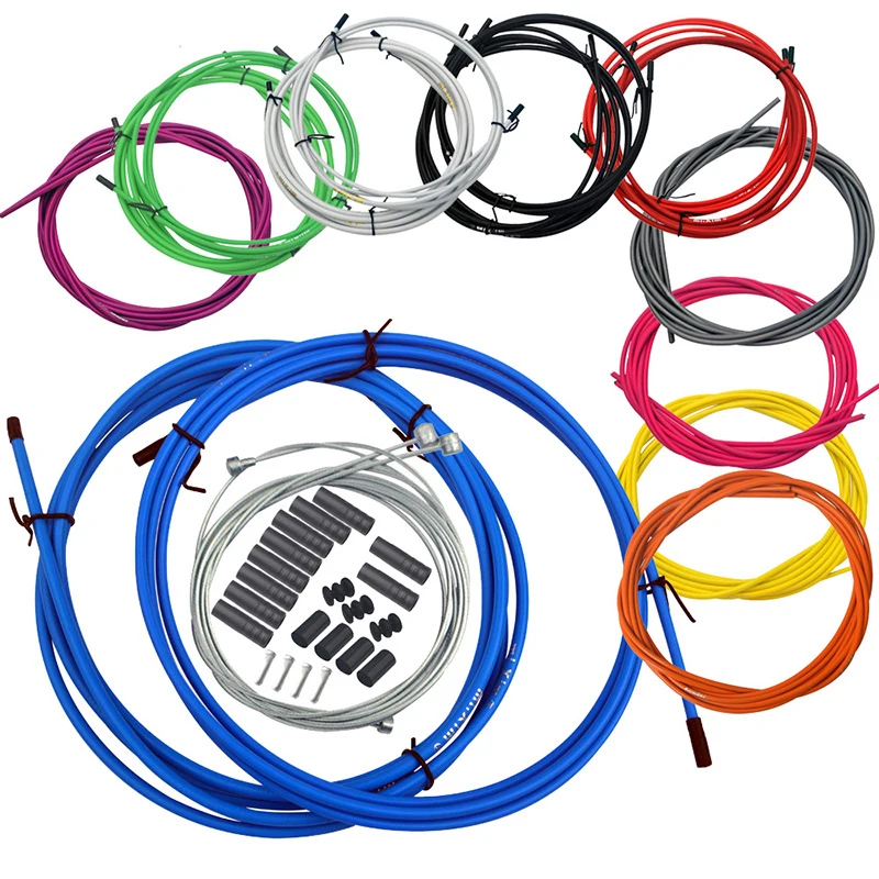 MTB Road Bicycle Bike Derailleur Brake Cable Set Kit Hosing Brake Transmission Shifter Wire Line Groupset Bike Accessories
MTB Road Bicycle Bike Derailleur Brake Cable Set Kit Hosing Brake Transmission Shifter Wire Line Groupset Bike Accessories