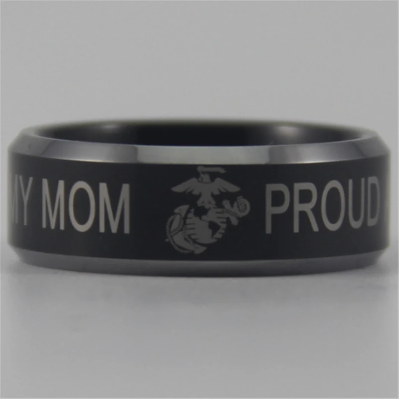 Free Shipping USA UK Canada Russia Brazil Hot Sales 8MM USMC ARMY Proud Army MoM Design Men's Black Tungsten Comfort Fit Ring
Free Shipping USA UK Canada Russia Brazil Hot Sales 8MM USMC ARMY Proud Army MoM Design Men's Black Tungsten Comfort Fit Ring