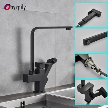 Onyzpily Kitchen Sink Faucet 360 Degree Swivel Kitchen Taps Kitchen Faucets Black Kitchen Mixer Tap Torneira
Onyzpily Kitchen Sink Faucet 360 Degree Swivel Kitchen Taps Kitchen Faucets Black Kitchen Mixer Tap Torneira