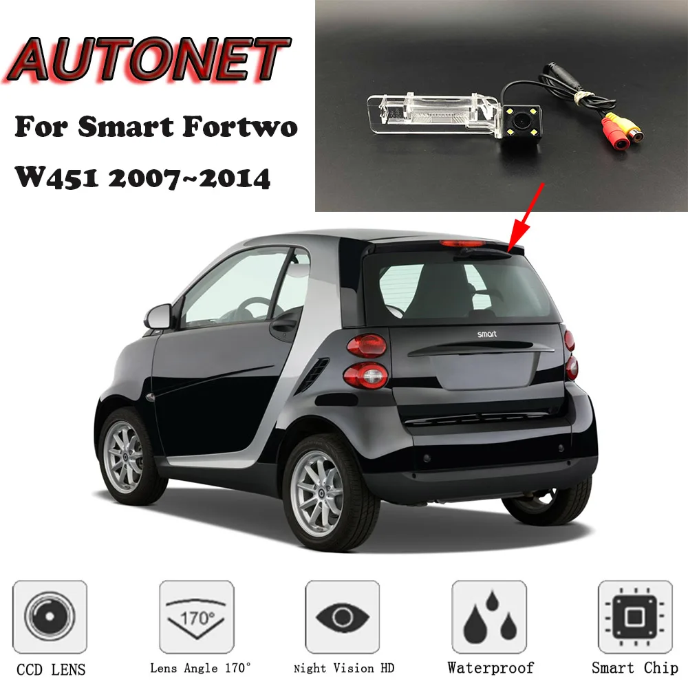 AUTONET Backup Rear View camera For Smart Fortwo W451 2007 2008 2009 2010 2011 2012 2013 2014 Night Vision license plate camera
AUTONET Backup Rear View camera For Smart Fortwo W451 2007 2008 2009 2010 2011 2012 2013 2014 Night Vision license plate camera