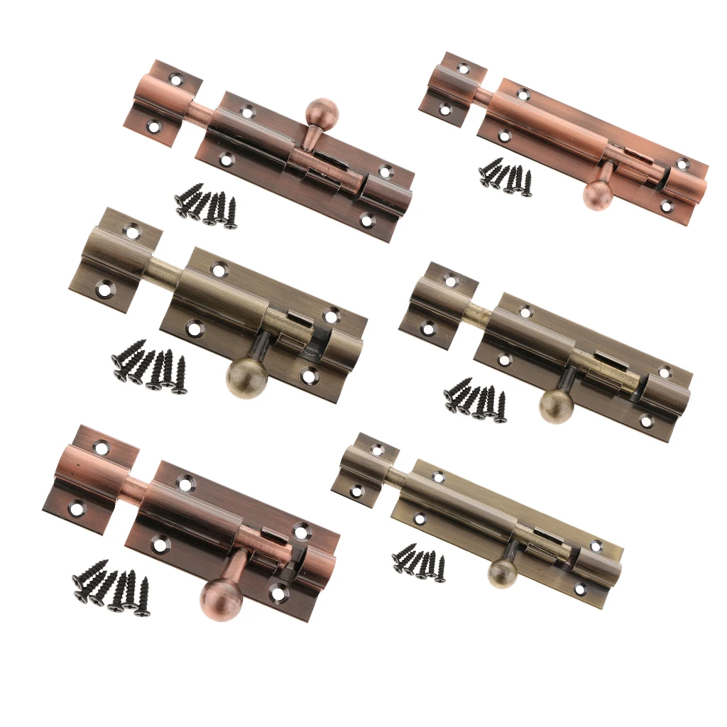 Vintage Style Metal Door Slide Latch Lock Bolt Latch Barrel for Home Door Gate Security 
Vintage Style Metal Door Slide Latch Lock Bolt Latch Barrel for Home Door Gate Security