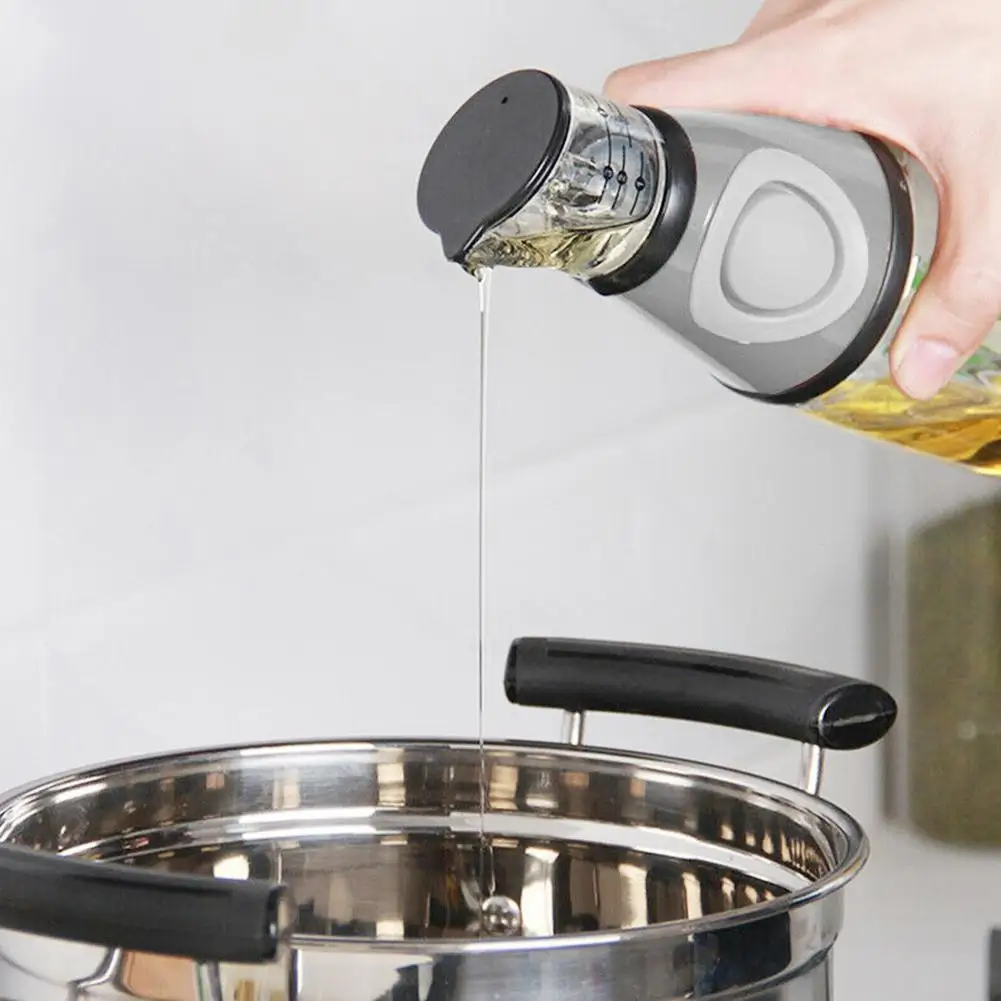 Pressing Type Healthy Oil Bottle Measuring Oil Control Bottle Kitchen Utensils Measuring Meter Oil Holder Dispenser Practical
Pressing Type Healthy Oil Bottle Measuring Oil Control Bottle Kitchen Utensils Measuring Meter Oil Holder Dispenser Practical