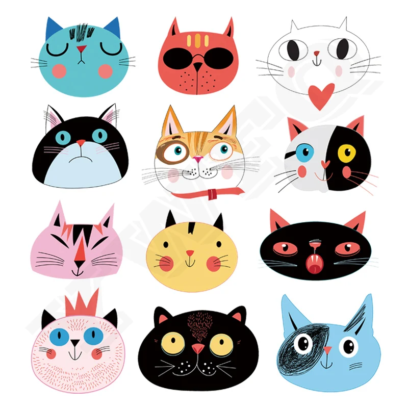 Colife Cute Cat Iron On Patches T-shirt Dresses Jeans DIY Accessory Decoration A-level Washable Stickers New Year's Gift
Colife Cute Cat Iron On Patches T-shirt Dresses Jeans DIY Accessory Decoration A-level Washable Stickers New Year's Gift