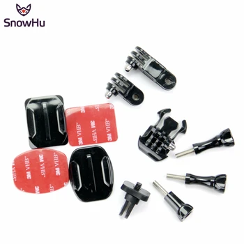 

SnowHu New Adapter of Tripod Set convert For GoPro hero 8 7 6 5 4 3 for xiaomi yi For SJCAM SJ4000 SJ5000 for enek h9 h8 GP100