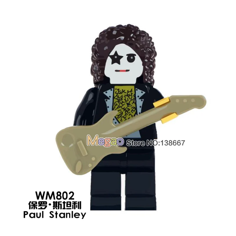 Lead Singer Paul Stanley WM802 Gene Simmons American Rock Band Vocation Collection Building Blocks Children Gift Toys
Lead Singer Paul Stanley WM802 Gene Simmons American Rock Band Vocation Collection Building Blocks Children Gift Toys